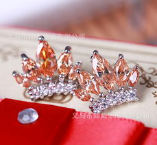 义乌铜银首饰工厂直销 aaa锆石耳扣与流行耳环系列的小额批发指南