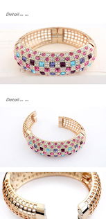 奢华绽放 奥地利水晶手镯引领欧美出口饰品批发新风尚